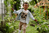 Jongens Cargo Twill Pants van Daily7 in de kleur Latte Sand in maat 128.