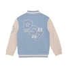 Jongens Oversized Bomber Jacket van Daily7 in de kleur Ashley Blue in maat 128.