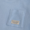 Jongens T-shirt Structure Print van Daily7 in de kleur Ashley Blue in maat 128.