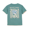 Jongens T-shirt Double Layer van Daily7 in de kleur Ocean Green  in maat 128.