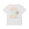 Jongens T-shirt Backprint van Daily7 in de kleur Cloud in maat 128.