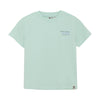 Jongens T-shirt Backprint van Daily7 in de kleur Aqua Foam in maat 128.