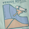 Jongens T-shirt Backprint van Daily7 in de kleur Aqua Foam in maat 128.
