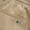 Jongens Check Cargo Shorts van Daily7 in de kleur Sandshell in maat 128.