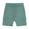 Jongens Cargo Shorts van Daily7 in de kleur Ocean Green  in maat 128.