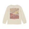 Jongens T-shirt Longsleeve Artwork van Daily7 in de kleur Off White in maat 128.