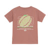 Jongens T-shirt Backprint van Daily7 in de kleur Burlwood  in maat 128.