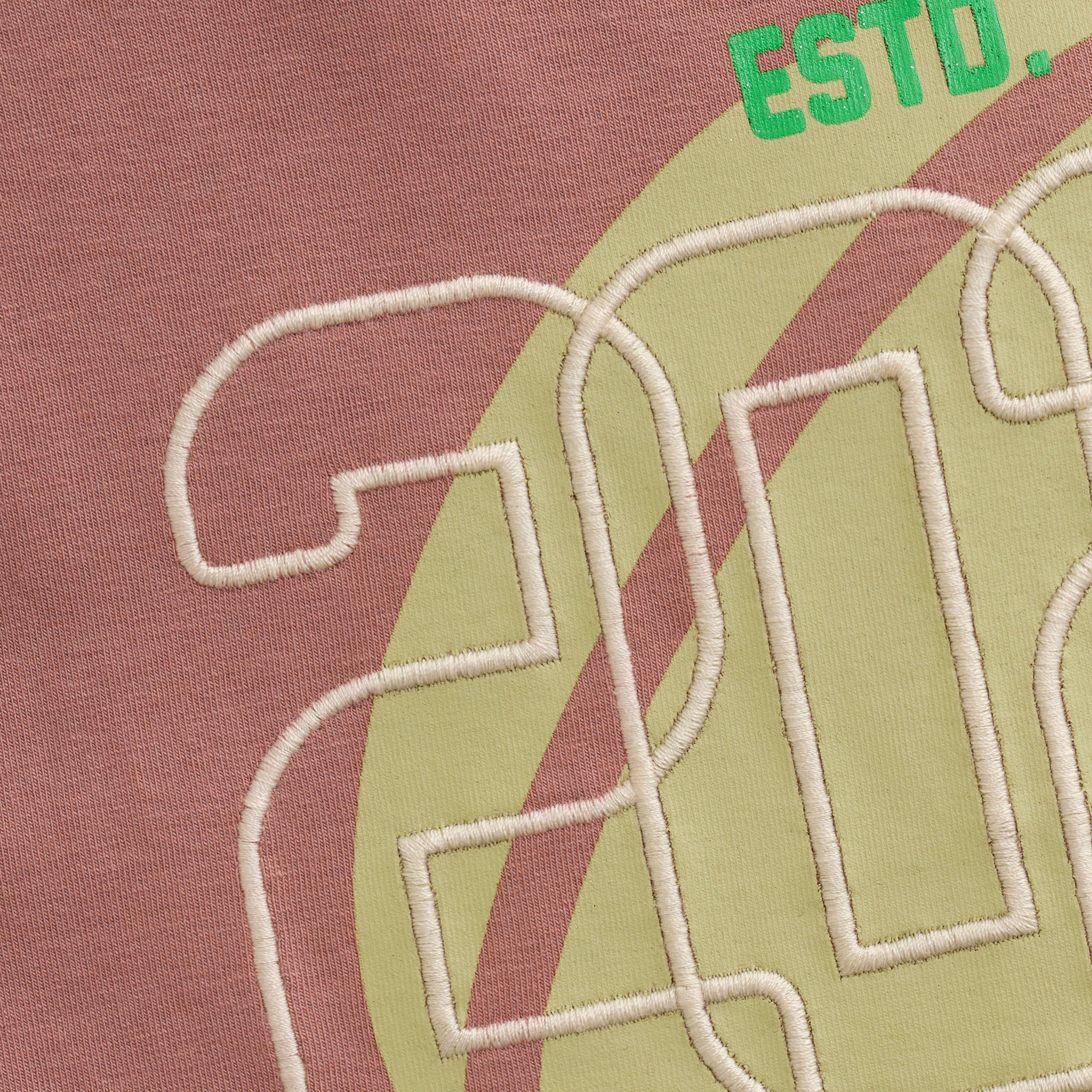 Jongens T-shirt Backprint van Daily7 in de kleur Burlwood  in maat 128.