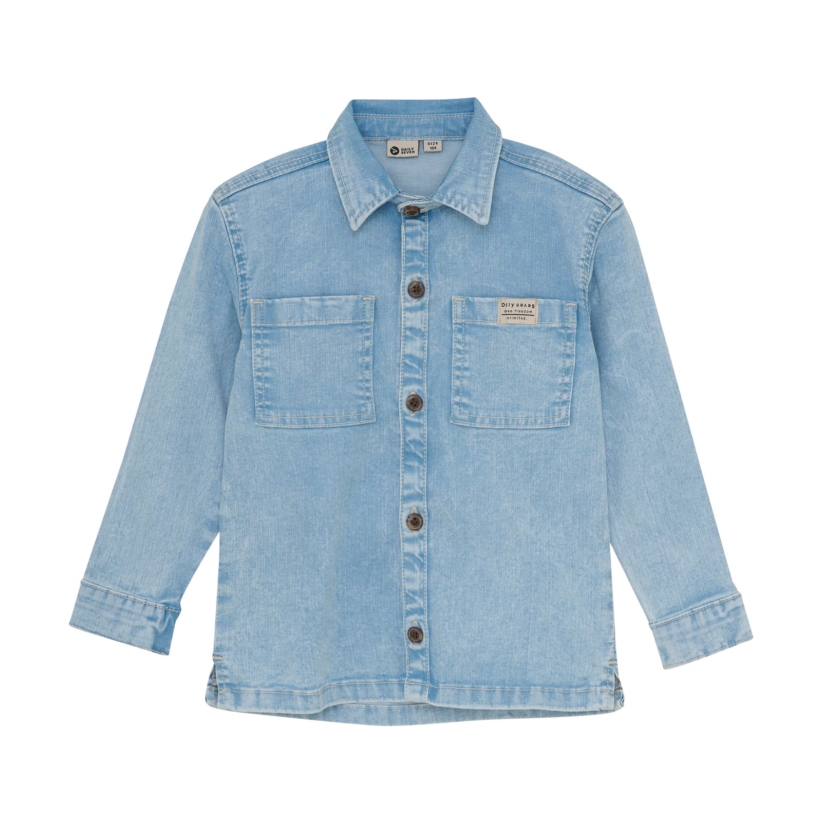 Daily7 Denim Shirt Backprint