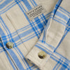 Jongens Shirt Check Print van Daily7 in de kleur Dusty Kobalt in maat 128.