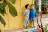 Jongens Jeans Relaxed Fit  van Daily7 in de kleur Denim in maat 128.