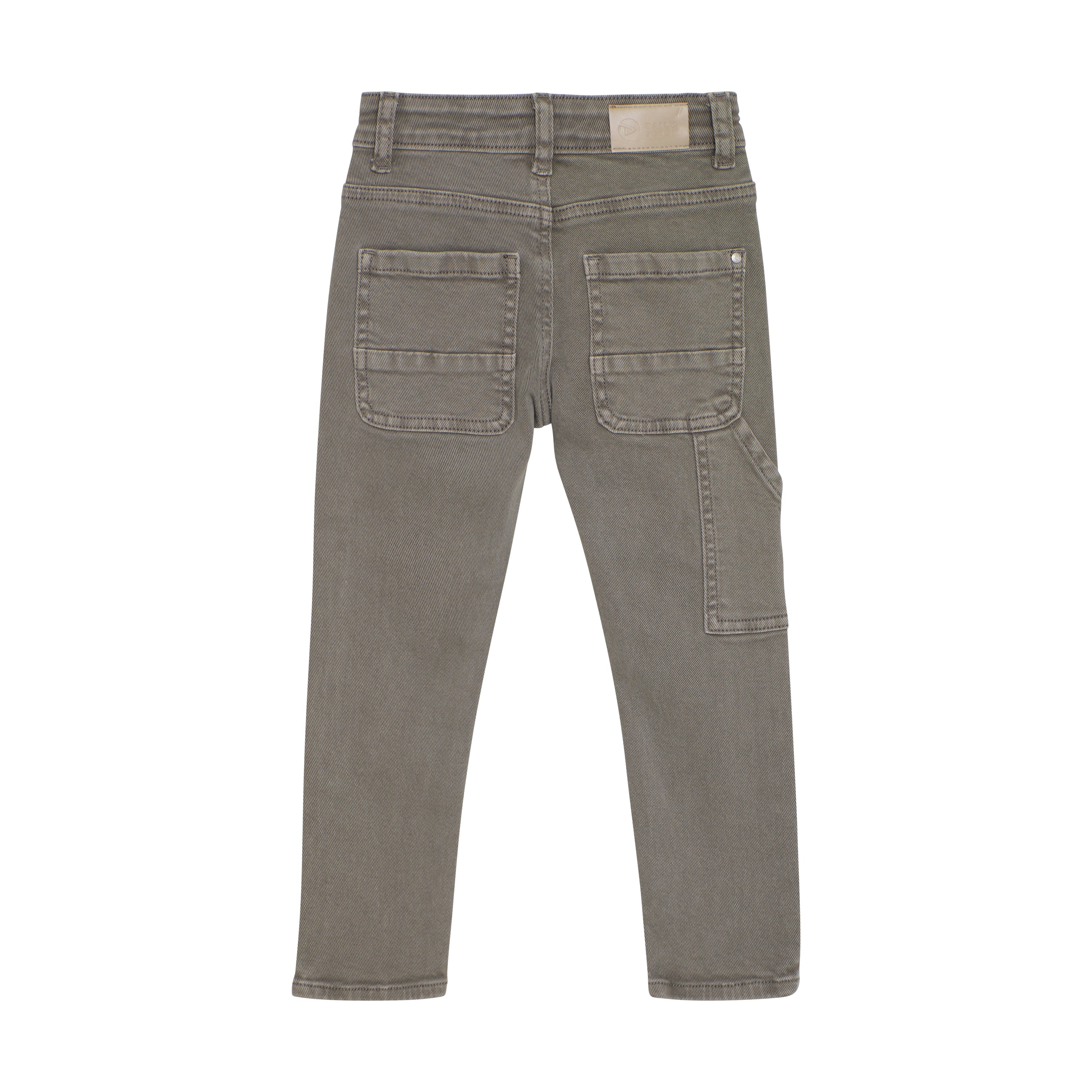 Jongens Coloured Pants Wide Fit van Daily7 in de kleur Grey in maat 128.