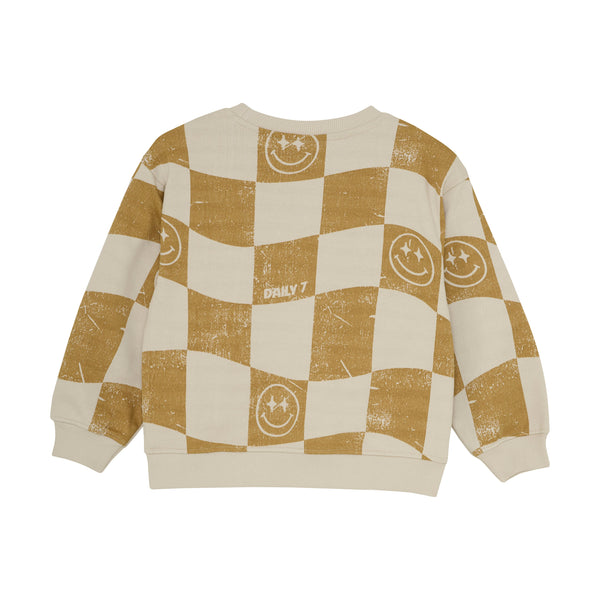 Daily7 Oversized Sweater Alloverprint