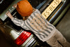Jongens Oversized Sweater Stripe van Daily7 in de kleur Sandshell in maat 128.