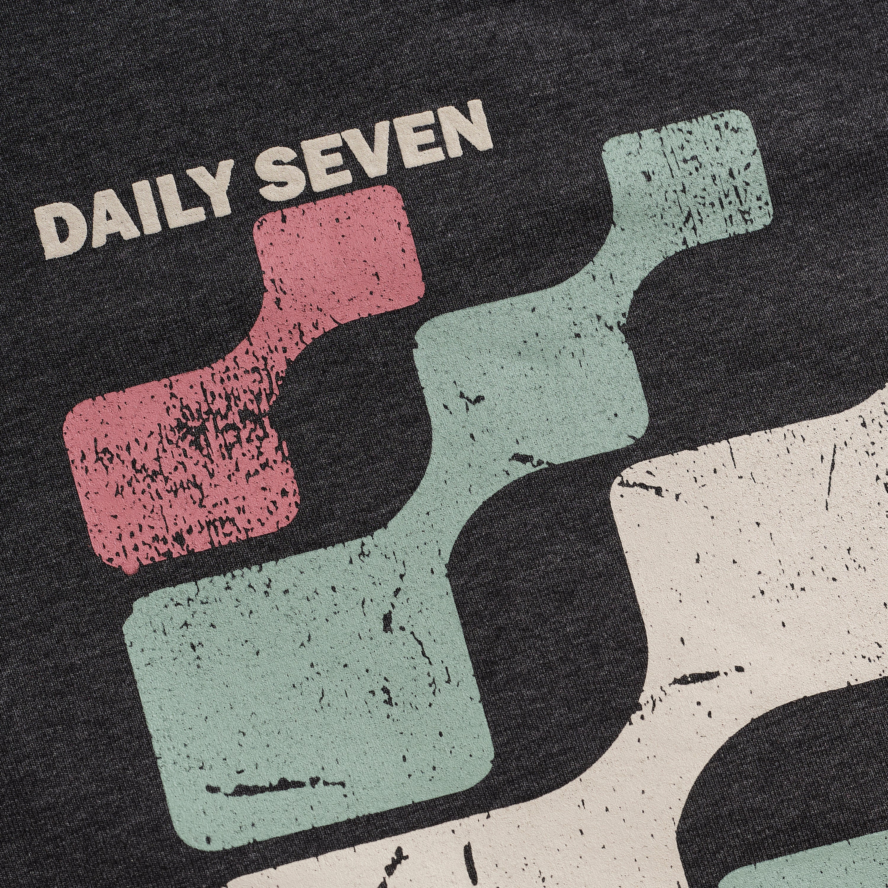 Jongens Oversized Sweater Daily Seven van Daily7 in de kleur Dark Grey Melange in maat 128.