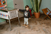 Jongens Oversized Sweater Daily Seven van Daily7 in de kleur Dark Grey Melange in maat 128.