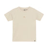 Jongens T-shirt Basic van Daily7 in de kleur Sandshell in maat 128.