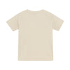 Jongens T-shirt Basic van Daily7 in de kleur Sandshell in maat 128.