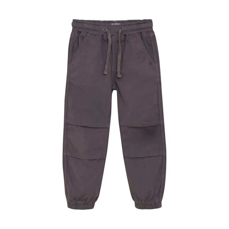 Jongens Canvas Parachute Pants van Daily7 in de kleur Thunderstorm in maat 128.