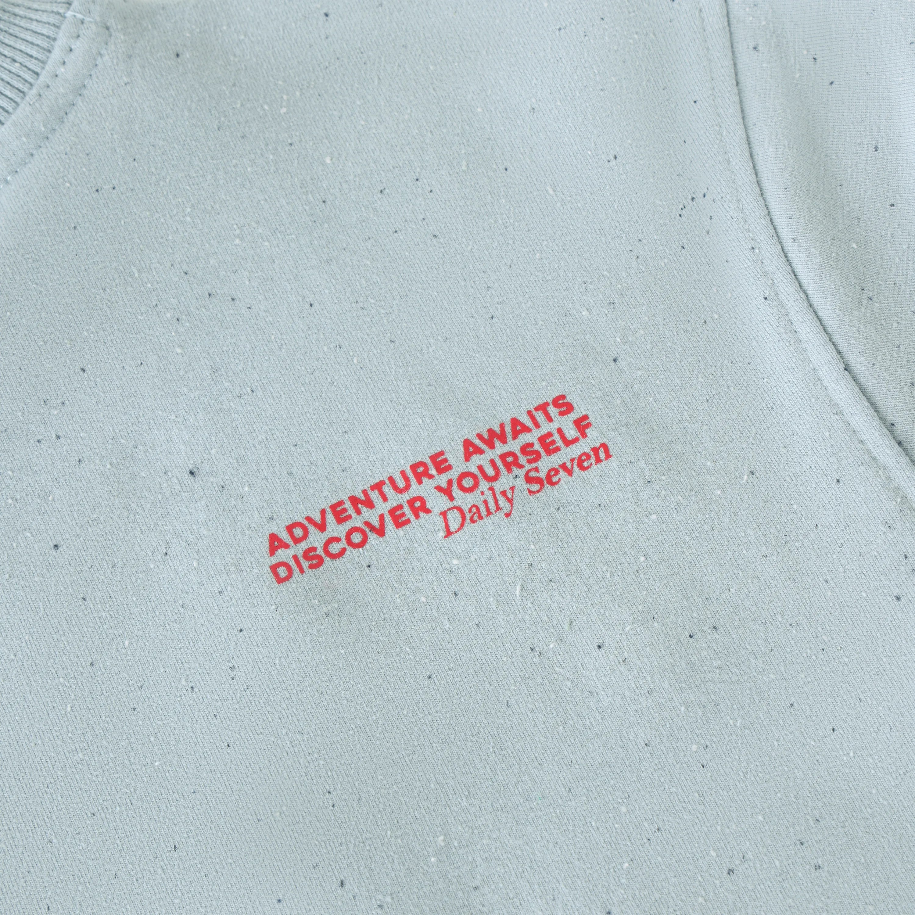 Jongens Oversized Sweater Nappy van Daily7 in de kleur Celestial Blue in maat 128.