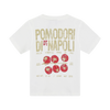 Jongens T-shirt Backprint  van Daily7 in de kleur Egret in maat 128.