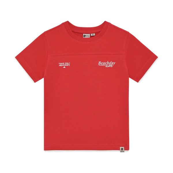 Jongens T-shirt Print van Daily7 in de kleur Chrysanthemum in maat 128.