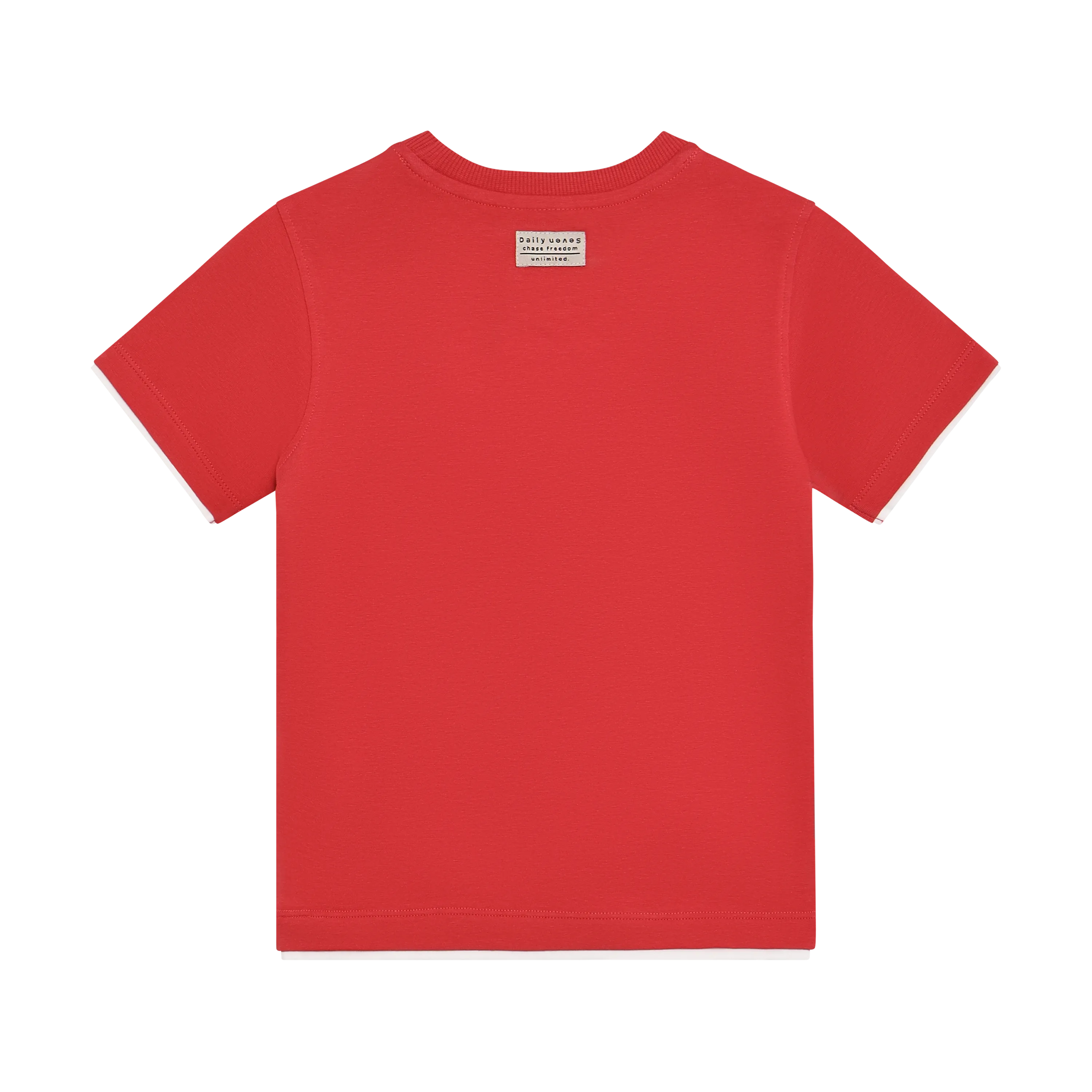 Jongens T-shirt Print van Daily7 in de kleur Chrysanthemum in maat 128.