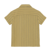 Jongens Shirt Small Stripe van Daily7 in de kleur Pale Olive Green in maat 128.