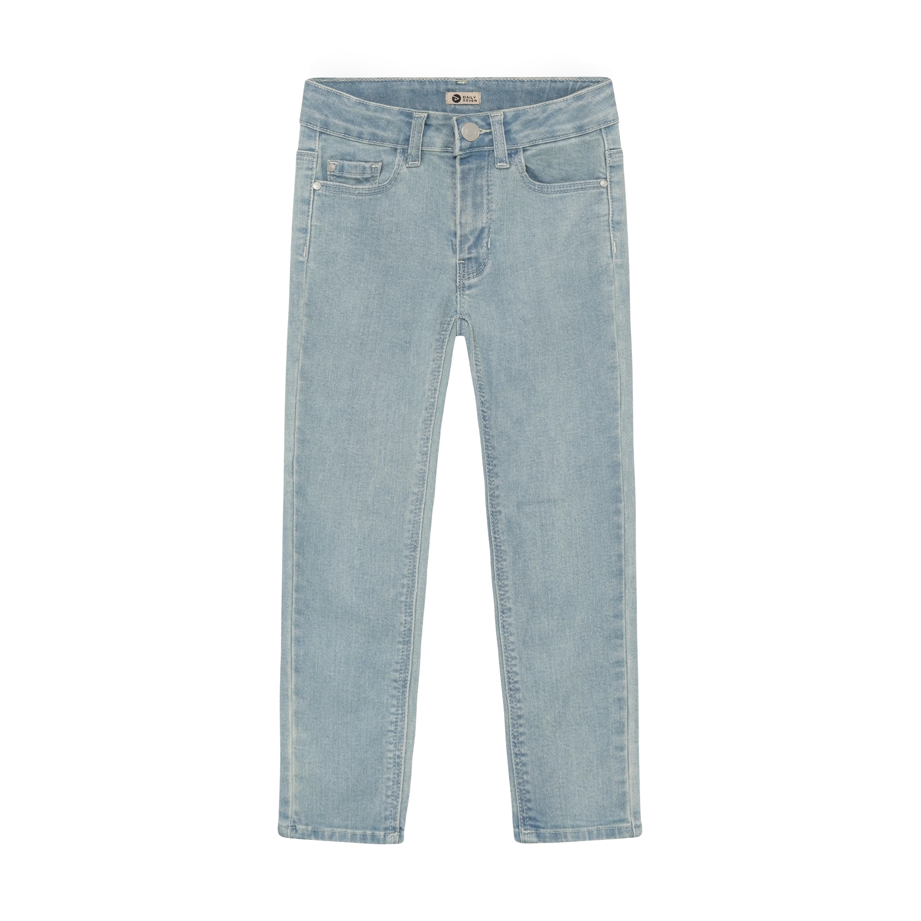 Jongens Denim Skinny Fit van Daily7 in de kleur Medium Blue denim in maat 128.