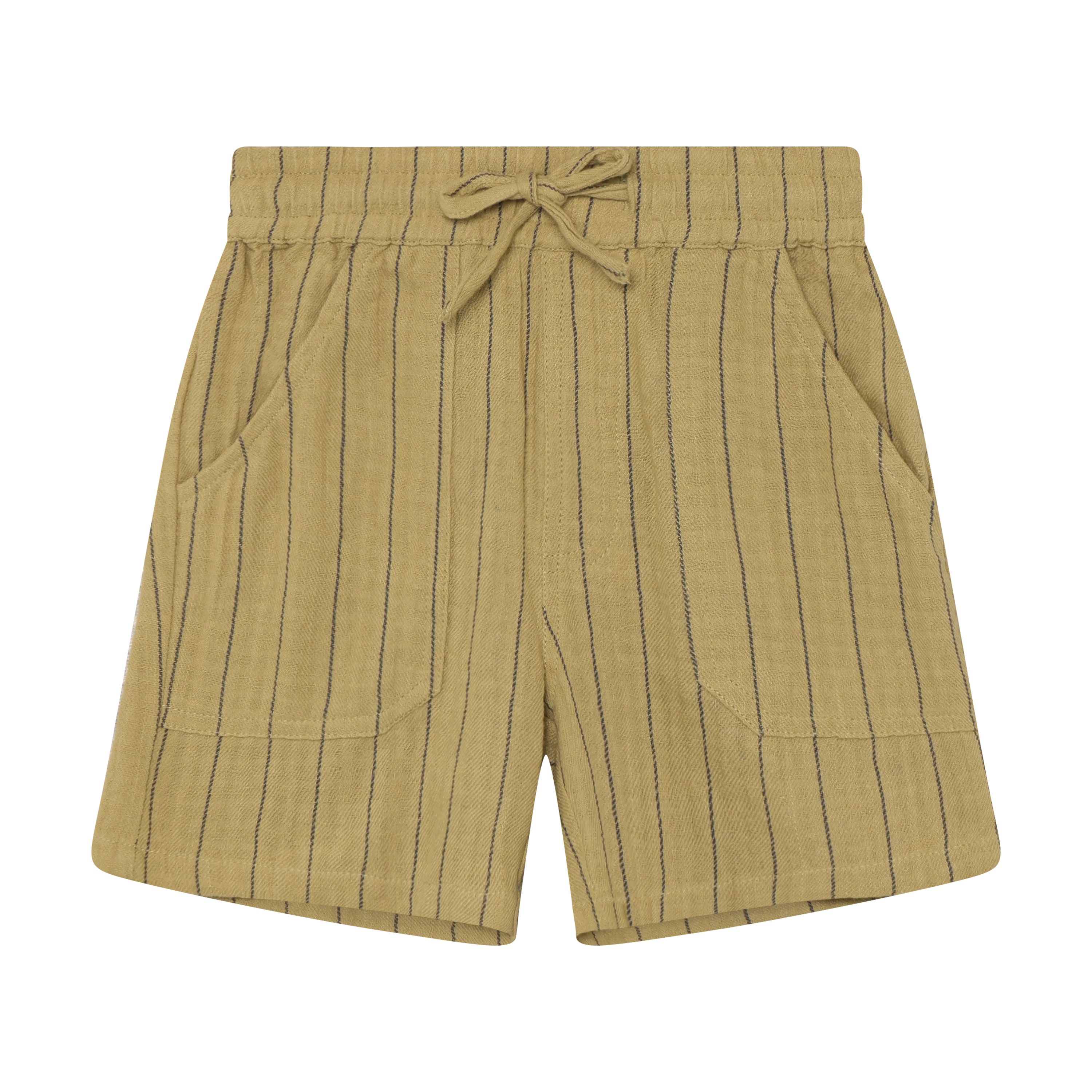 Jongens Shorts Small Stripe van Daily7 in de kleur Pale Olive Green in maat 128.