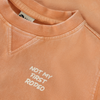 Jongens T-shirt Backprint van Daily7 in de kleur Sandstone in maat 128.