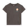 Jongens T-shirt Structure Print van Daily7 in de kleur Thunderstorm in maat 128.