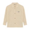 Jongens Shirt Longsleeve Linen van Daily7 in de kleur Sandshell in maat 128.