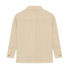 Jongens Shirt Longsleeve Linen van Daily7 in de kleur Sandshell in maat 128.