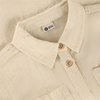 Jongens Shirt Longsleeve Linen van Daily7 in de kleur Sandshell in maat 128.