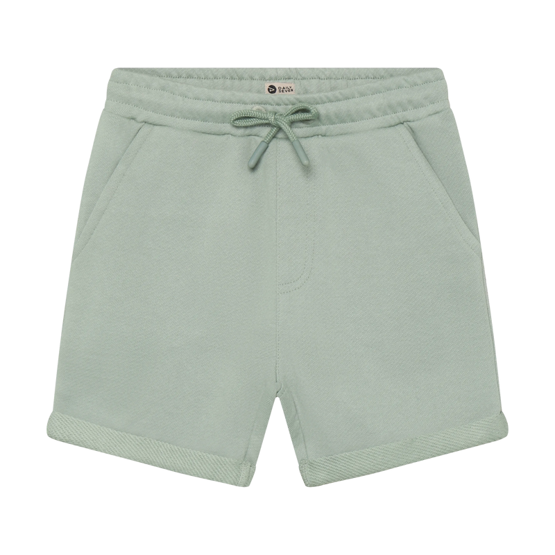 Jongens Shorts Structure van Daily7 in de kleur Green Milieu in maat 128.