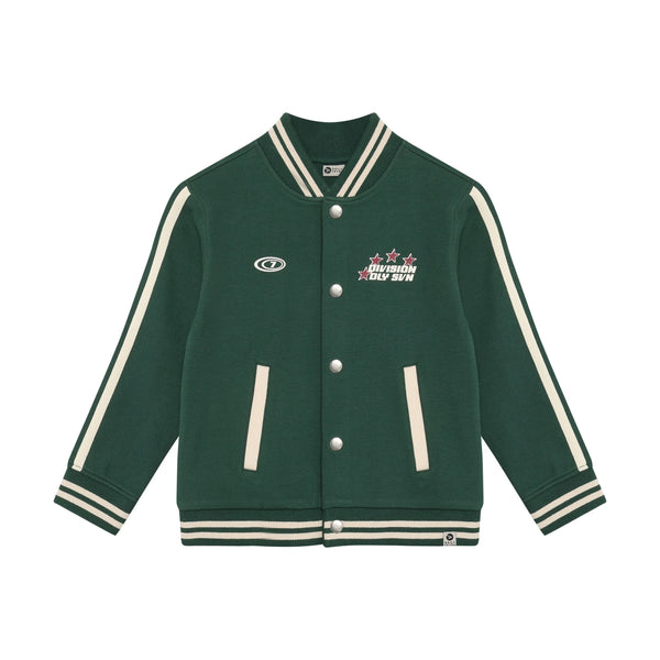 Jongens Oversized Bomberjacket van Daily7 in de kleur Jungle Green in maat 128.