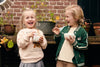 Jongens Oversized Bomberjacket van Daily7 in de kleur Jungle Green in maat 128.