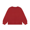 Jongens Oversized Sweater Artwork van Daily7 in de kleur Rythmic Red in maat 128.