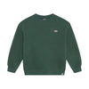 Jongens Oversized Sweater Basic van Daily7 in de kleur Jungle Green in maat 128.