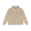 Jongens T-shirt Longsleeve Collar van Daily7 in de kleur Ginger Root in maat 128.
