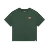 Jongens Oversized T-shirt Backprint  van Daily7 in de kleur Jungle Green in maat 128.