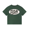 Jongens Oversized T-shirt Backprint  van Daily7 in de kleur Jungle Green in maat 128.