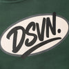Jongens Oversized T-shirt Backprint  van Daily7 in de kleur Jungle Green in maat 128.