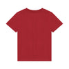 Jongens T-shirt Basic van Daily7 in de kleur Rythmic Red in maat 128.