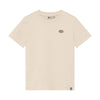 Jongens T-shirt Basic van Daily7 in de kleur Sandshell in maat 128.