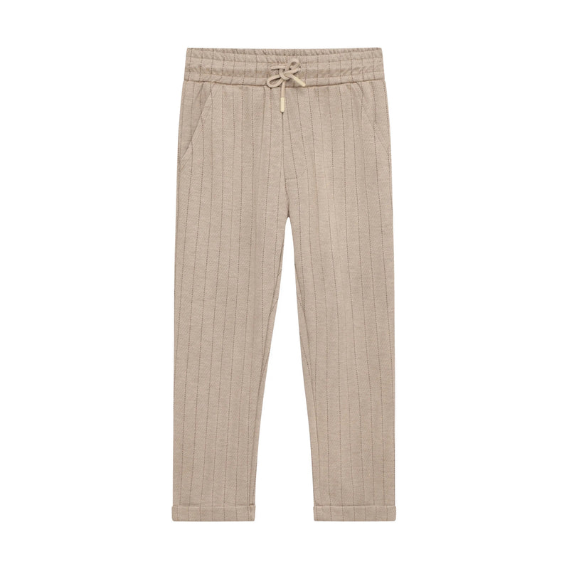 Jongens Stripe Pants van Daily7 in de kleur Ginger Root in maat 128.