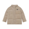 Jongens Winterjacket Corduroy van Daily7 in de kleur Plaza Taupe in maat 128.