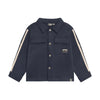 Jongens Shirt Jacket Backprint van Daily7 in de kleur Odyssey Gray in maat 128.