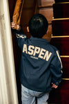Jongens Shirt Jacket Backprint van Daily7 in de kleur Odyssey Gray in maat 128.